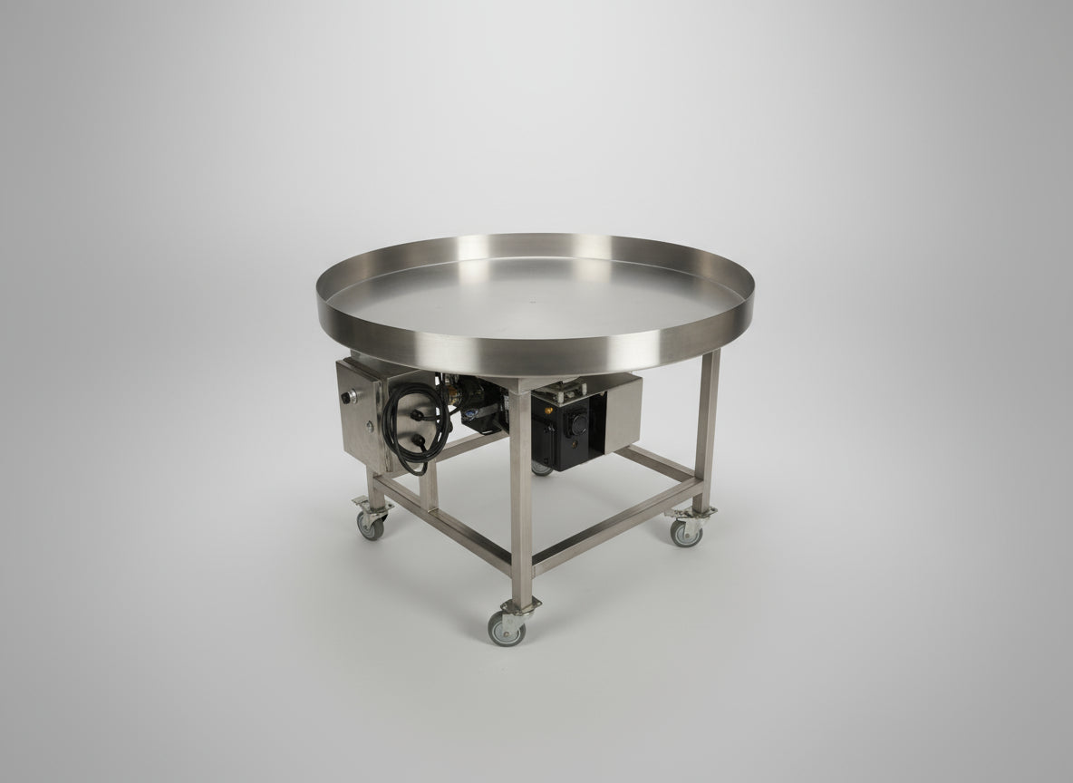 Stainless Steel Rotary Accumulation Turntable – Damian Services ...